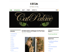 Tablet Screenshot of 4allcats.com